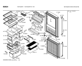 Схема №3 KGF25220TI с изображением Дверь для холодильной камеры Bosch 00242525