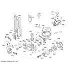 Схема №2 SGD55E04EU с изображением Передняя панель для электропосудомоечной машины Bosch 00660158