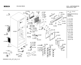 Схема №1 KSU45621ME с изображением Дверь морозильной камеры для холодильной камеры Bosch 00478071