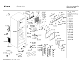 Схема №1 KSU45621ME с изображением Дверь для холодильной камеры Bosch 00245142