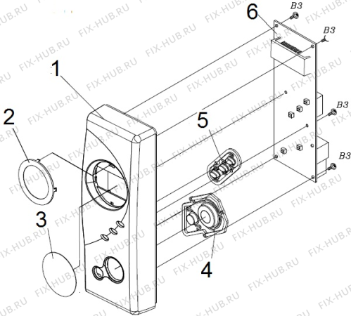 Схема №4 MO170DS (159380, WP750B-917.1) с изображением Дверка для микроволновой печи Gorenje 169012