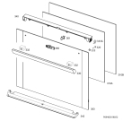 Схема №3 41116IE-MN с изображением Обшивка для электропечи Aeg 5617535009