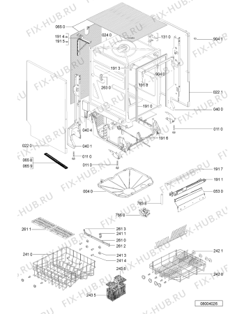 Схема №3 ADG 637 IX с изображением Обшивка для посудомойки Whirlpool 481290508385
