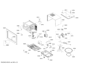 Схема №2 MDA1050 с изображением Панель управления для свч печи Bosch 00745261