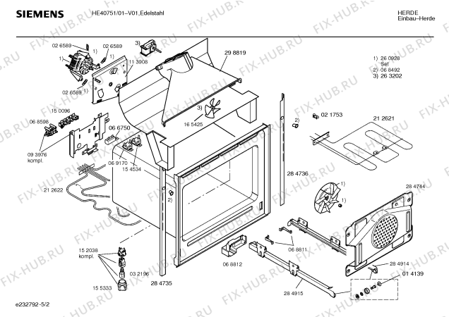 Схема №3 HE40651 с изображением Внешняя дверь для духового шкафа Siemens 00213794