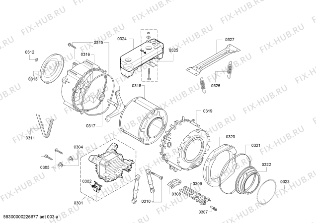 Схема №4 WAN28250AT с изображением Панель управления для стиралки Bosch 11027839