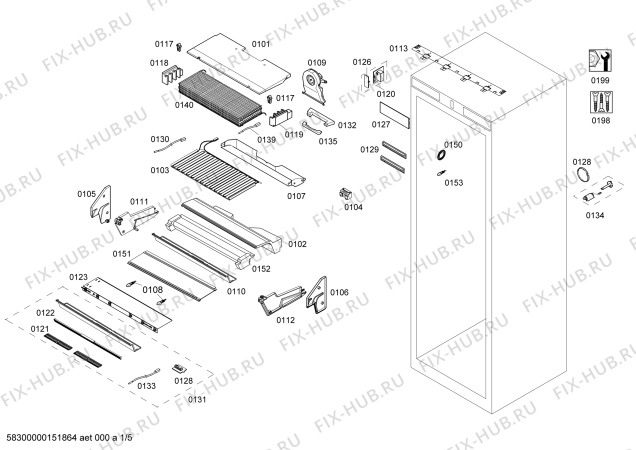 Схема №3 FIN30MIIL1 F 1811 VI с изображением Компрессор для холодильника Bosch 00144925