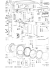 Схема №1 716 WT/SV с изображением Ручка (крючок) люка для стиральной машины Whirlpool 481245216796