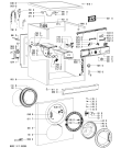 Схема №2 AWO 5245 с изображением Обшивка для стиральной машины Whirlpool 480111100118