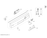 Схема №3 CG4A00S2IL с изображением Панель управления для посудомоечной машины Bosch 00705468