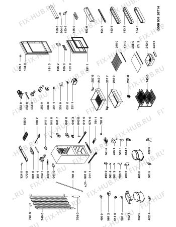 Схема №1 FCI 46 с изображением Вложение для холодильника Whirlpool 481946078757