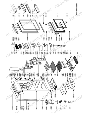 Схема №1 ARC 7920/AL с изображением Фитинг для холодильника Whirlpool 481244069274