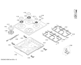 Схема №2 3ETX495B 3G+1W BO60R/2010 с изображением Варочная панель для духового шкафа Bosch 00687447
