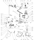 Схема №1 MV51010 (230964, WQP8-9347) с изображением Шланг (трубка) для электропосудомоечной машины Gorenje 290811