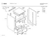 Схема №3 SMS5072DK с изображением Столешница для посудомойки Bosch 00204875