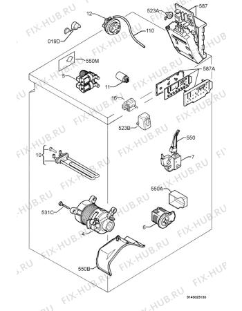 Electrolux ews 1105 схема электрическая