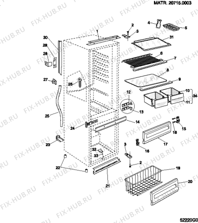 Схема №2 BC231IHA (F048724) с изображением Наставление для холодильника Indesit C00258875