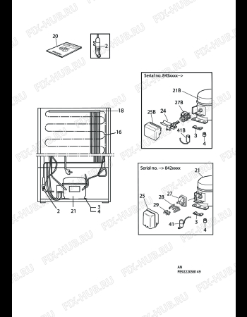 Взрыв-схема холодильника Privileg 206679_41528 - Схема узла C10 Cold, users manual