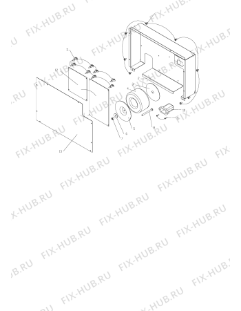 Взрыв-схема кофеварки (кофемашины) SCHOLTES MCP10 (F059392) - Схема узла