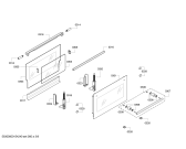 Схема №6 HB13NB521B с изображением Фронтальное стекло для плиты (духовки) Siemens 00683309