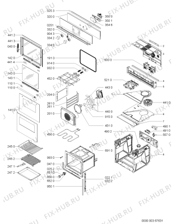 Схема №1 AKZ 499/TI с изображением Панель для электропечи Whirlpool 481245249945