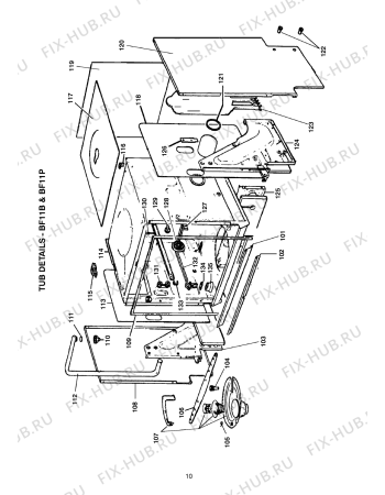 Схема №2 BF11B (F035580) с изображением Электропомпа для посудомоечной машины Indesit C00210413