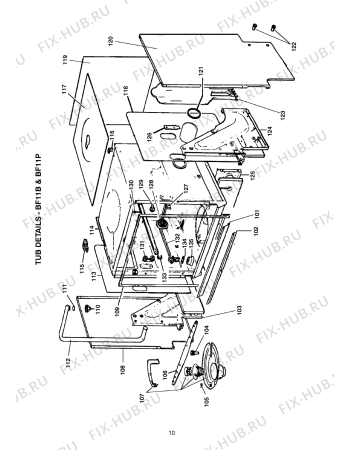 Схема №2 BF11B (F035580) с изображением Колесо (ролик) для посудомойки Indesit C00210399