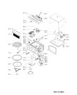 Схема №1 AMW 732/WH с изображением Дверка для микроволновой печи Whirlpool 481011086940