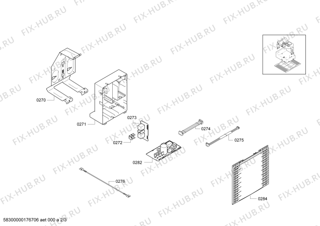 Взрыв-схема вытяжки Siemens LC97GC542 Siemens - Схема узла 02