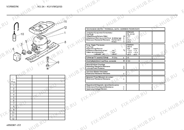 Схема №2 KU1VWG2 KU 24 с изображением Поднос для холодильной камеры Bosch 00271435