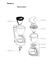 Схема №1 BCA1L4/3C0 с изображением Держатель фильтра для кофеварки (кофемашины) Moulinex SS-201211