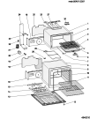 Схема №2 KD3C1AG (F054153) с изображением Обшивка для электропечи Indesit C00266727