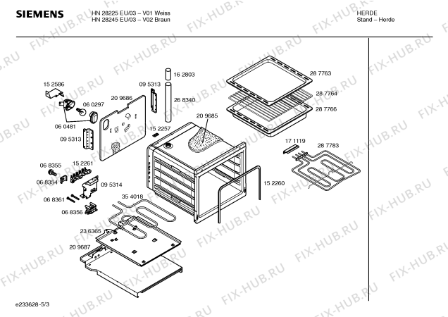 Схема №3 HN28245EU с изображением Ручка конфорки для плиты (духовки) Siemens 00182551