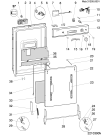 Схема №1 LV660AWHFR (F030299) с изображением Панель управления для электропосудомоечной машины Indesit C00098499