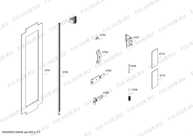 Схема №3 T18ID800LP с изображением Силовой модуль для холодильника Bosch 00741960