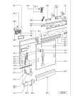 Схема №1 GSI 4941 R-BR с изображением Обшивка для электропосудомоечной машины Whirlpool 481245379859