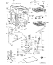 Схема №1 ADL 231/2 SWH с изображением Панель для посудомоечной машины Whirlpool 481245372673