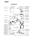 Схема №3 EX815BKR/70I с изображением Плата управления для электрокофемашины Tefal MS-8080017525