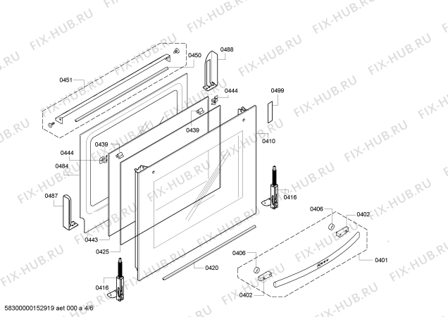 Схема №3 B16P60N0FR с изображением Панель управления для духового шкафа Bosch 00669194
