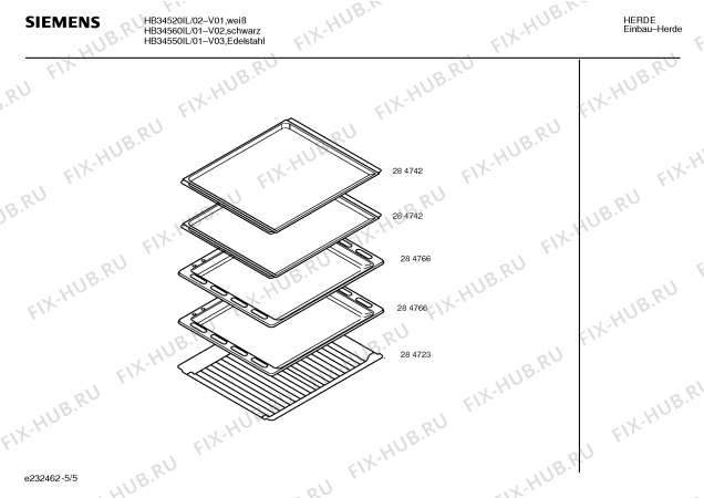 Схема №3 HB34550IL с изображением Панель управления для плиты (духовки) Siemens 00299987