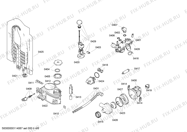 Схема №3 SHV53E23EU с изображением Набор кнопок для посудомойки Siemens 00416845