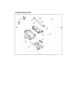 Схема №2 WM105V с изображением Ручка (крючок) люка для стиральной машины Whirlpool 482000019855
