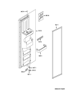 Схема №2 SB 540W-KM-US с изображением Дверь для холодильника Whirlpool 481241619344