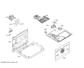 Схема №4 HBN210S0 с изображением Панель управления для духового шкафа Bosch 00664557