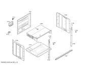 Схема №2 HEV43W350 с изображением Стекло часов для духового шкафа Bosch 00426091