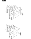 Схема №3 DE906GWF с изображением Подрешетка для плиты (духовки) DELONGHI 217533