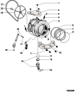 Схема №3 WDF740PUK58 (F054736) с изображением Обшивка для стиралки Indesit C00517651