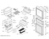 Схема №1 KKE23227TI с изображением Выдвижной ящик для холодильной камеры Bosch 00246281