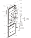 Схема №1 RK6193LBK (514634, HZS3369EF) с изображением Дверца для холодильной камеры Gorenje 529964