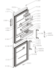 Схема №2 NRK6203TW (444367, HZF3769E) с изображением Дверка для холодильника Gorenje 450280